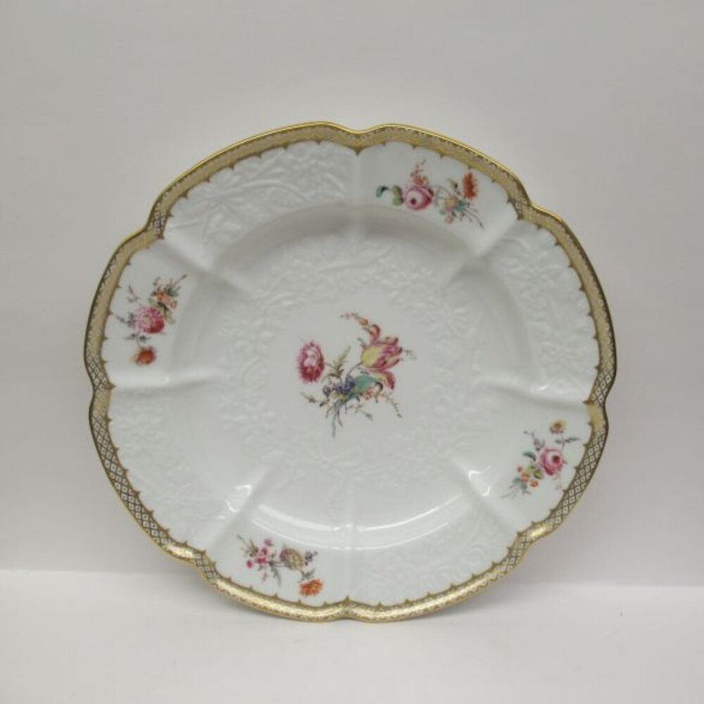 Lenox China MAYENCE 12 1/2 Inch Large Round Serving Platter or Charger Gold Trim